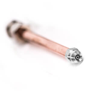 two component copper wide nozzle